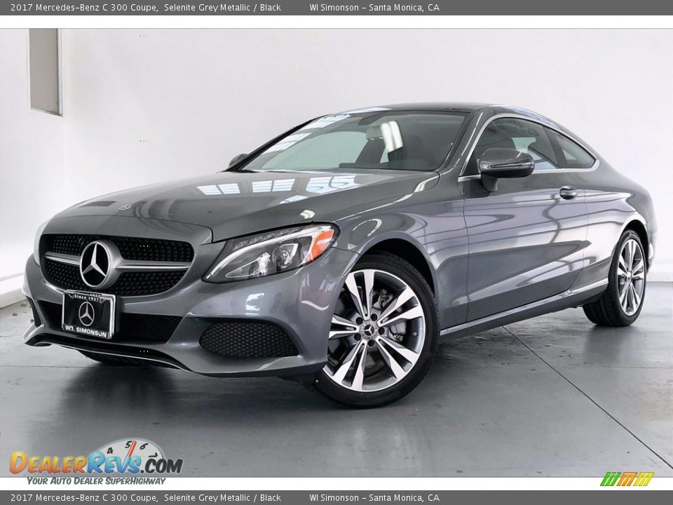 2017 Mercedes-Benz C 300 Coupe Selenite Grey Metallic / Black Photo #12