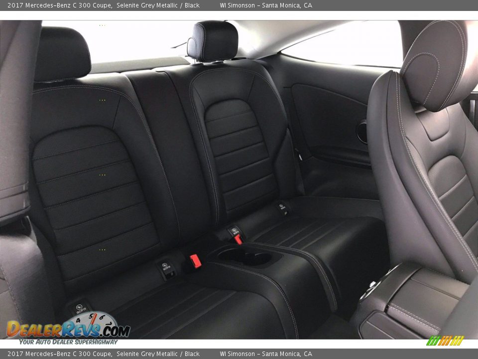 2017 Mercedes-Benz C 300 Coupe Selenite Grey Metallic / Black Photo #13