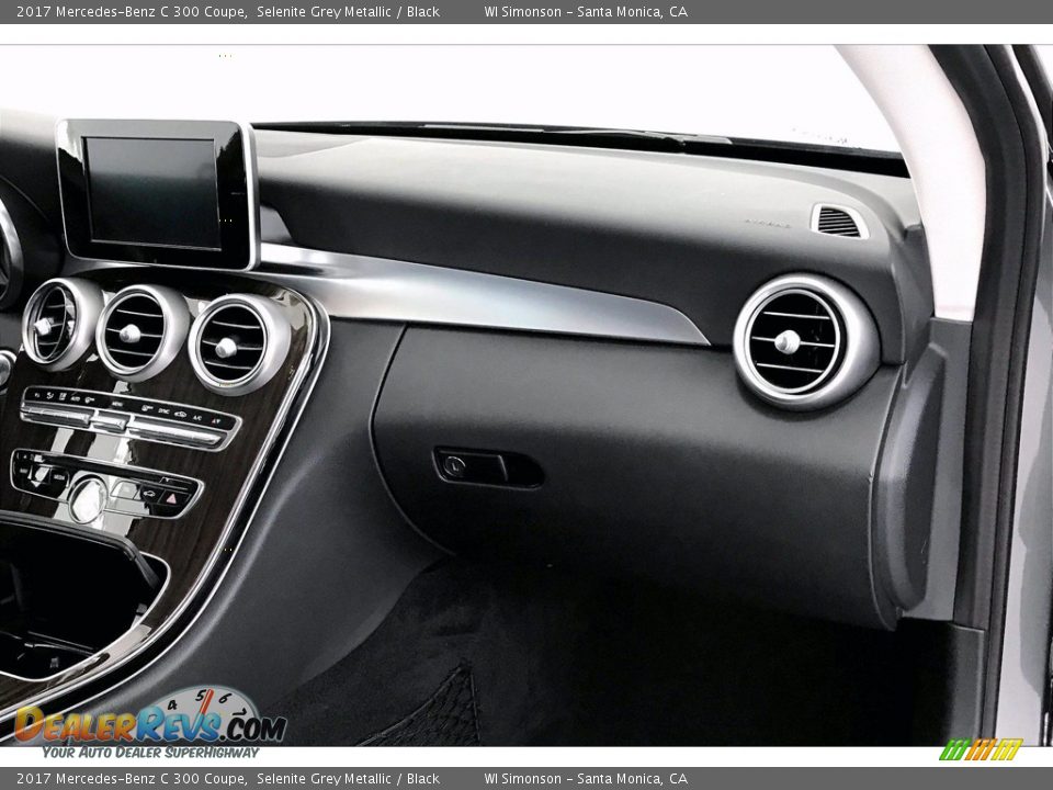 2017 Mercedes-Benz C 300 Coupe Selenite Grey Metallic / Black Photo #28