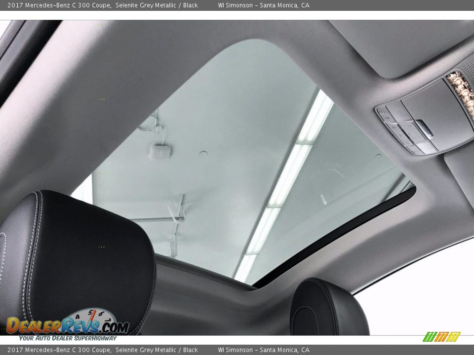2017 Mercedes-Benz C 300 Coupe Selenite Grey Metallic / Black Photo #29