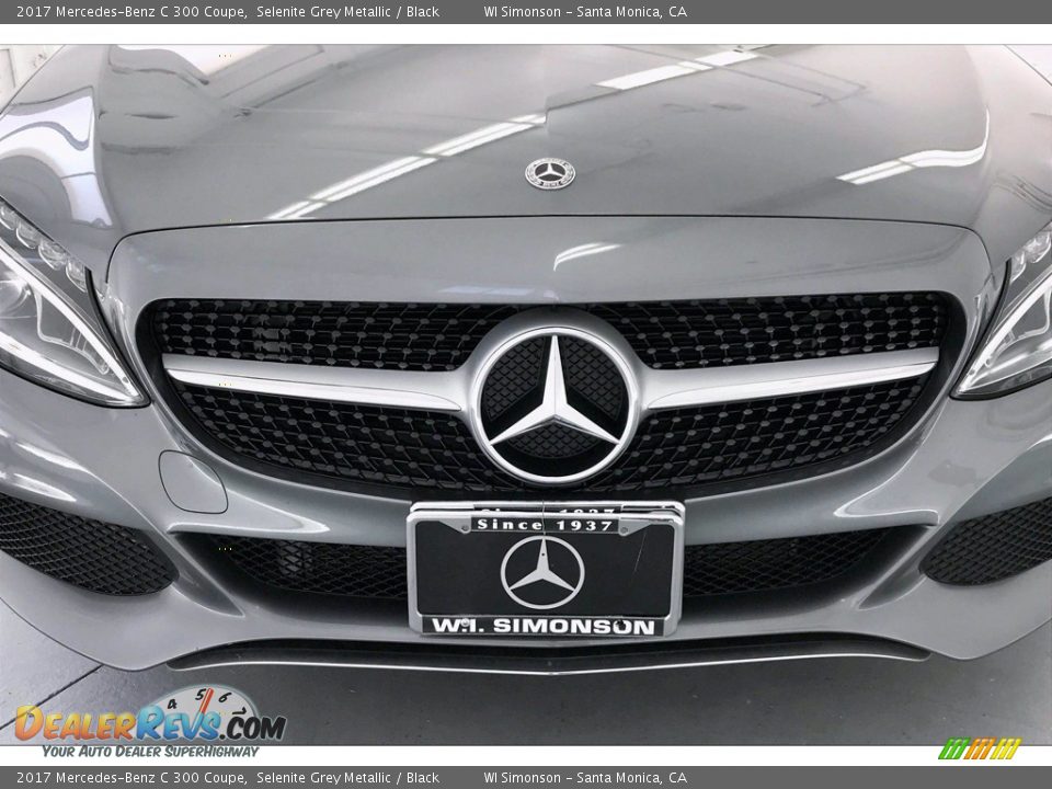 2017 Mercedes-Benz C 300 Coupe Selenite Grey Metallic / Black Photo #33