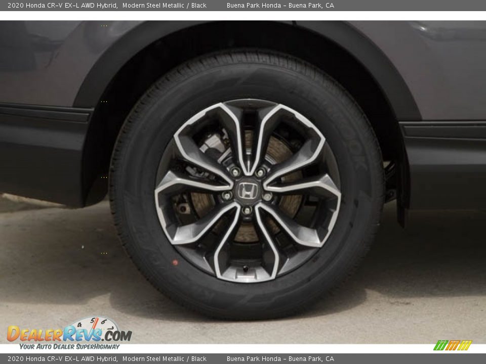 2020 Honda CR-V EX-L AWD Hybrid Modern Steel Metallic / Black Photo #8
