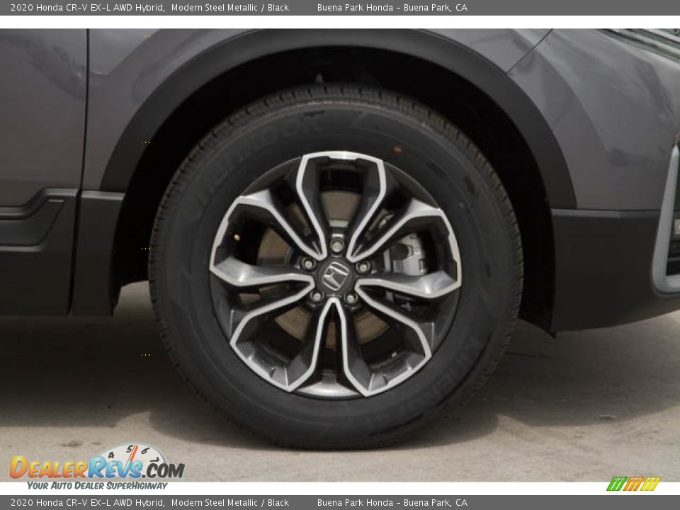 2020 Honda CR-V EX-L AWD Hybrid Modern Steel Metallic / Black Photo #9