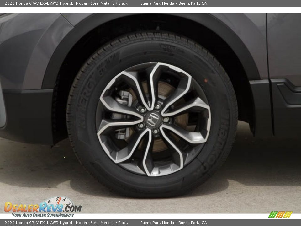 2020 Honda CR-V EX-L AWD Hybrid Modern Steel Metallic / Black Photo #11