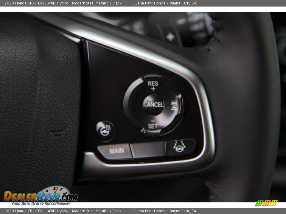 2020 Honda CR-V EX-L AWD Hybrid Modern Steel Metallic / Black Photo #19