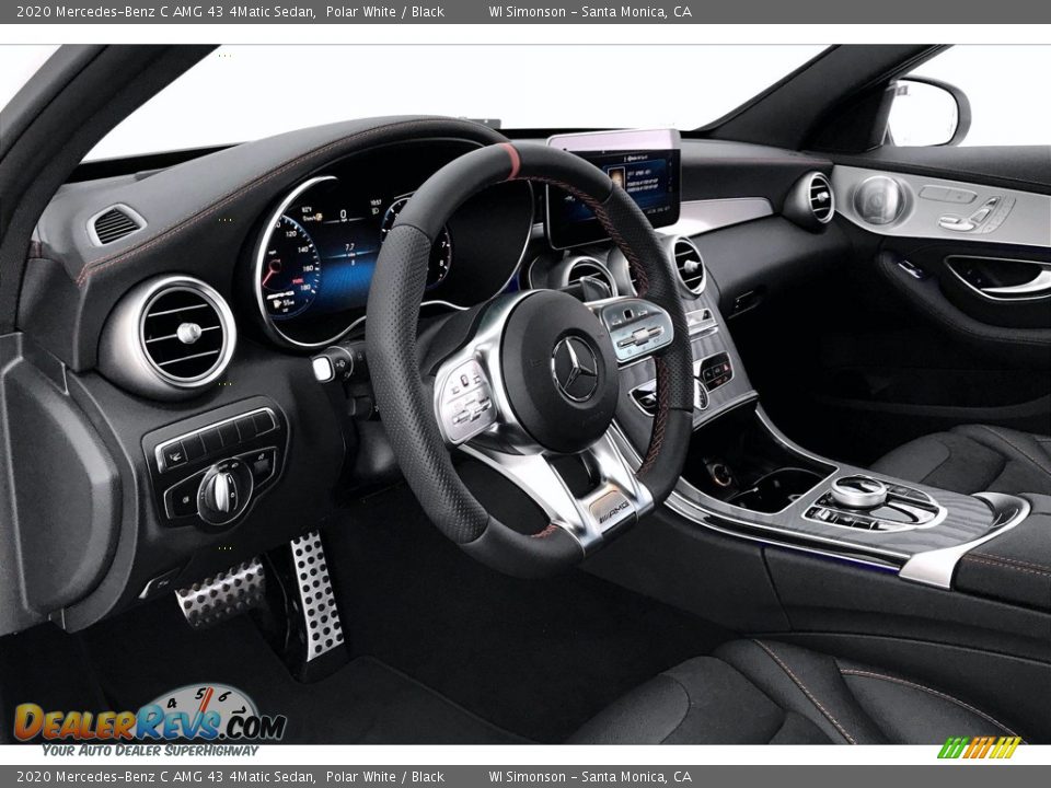 2020 Mercedes-Benz C AMG 43 4Matic Sedan Polar White / Black Photo #4