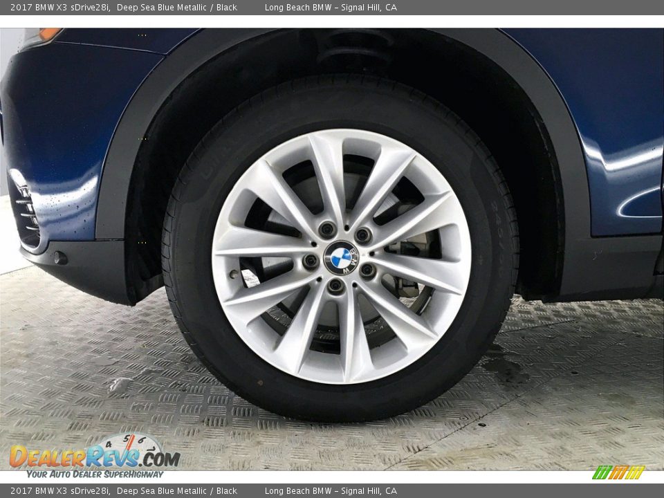 2017 BMW X3 sDrive28i Deep Sea Blue Metallic / Black Photo #8