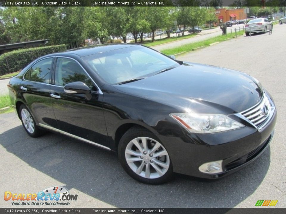 2012 Lexus ES 350 Obsidian Black / Black Photo #3