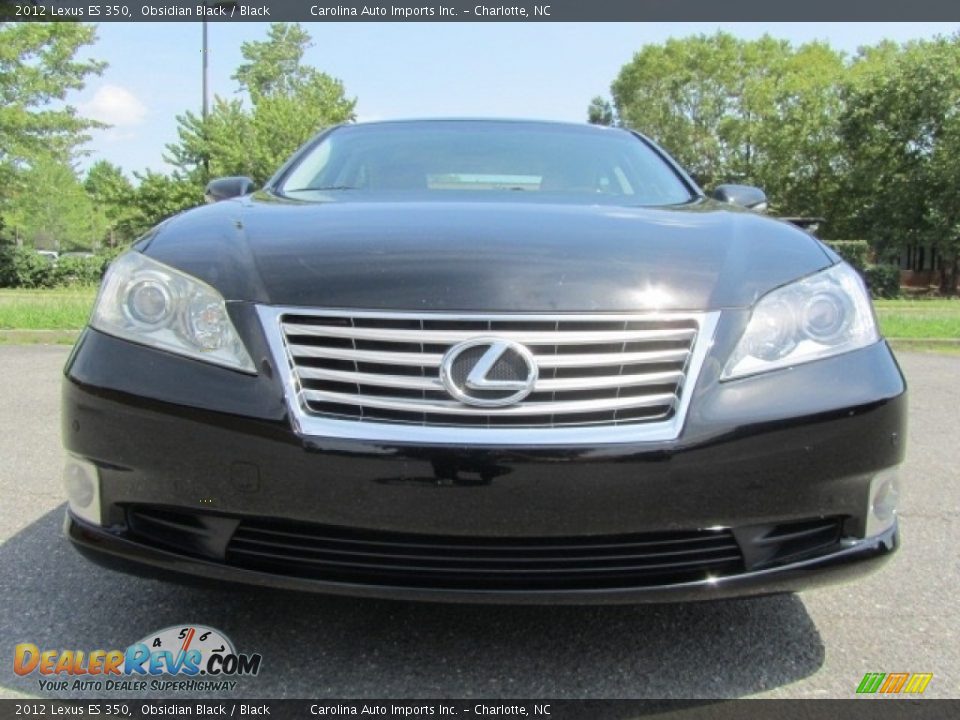 2012 Lexus ES 350 Obsidian Black / Black Photo #4