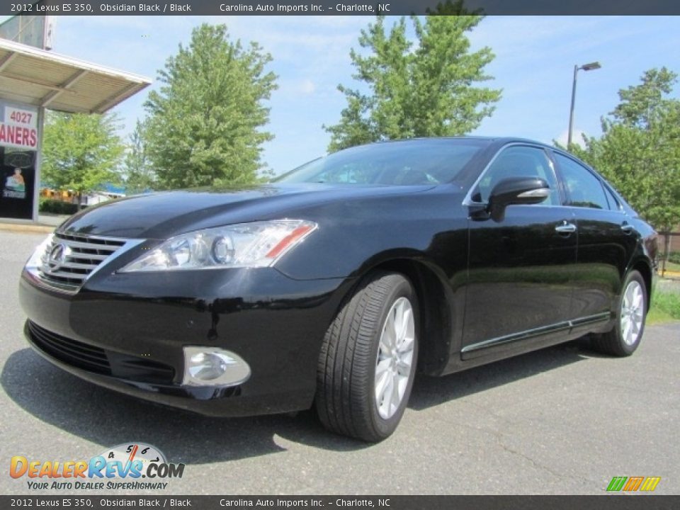2012 Lexus ES 350 Obsidian Black / Black Photo #6