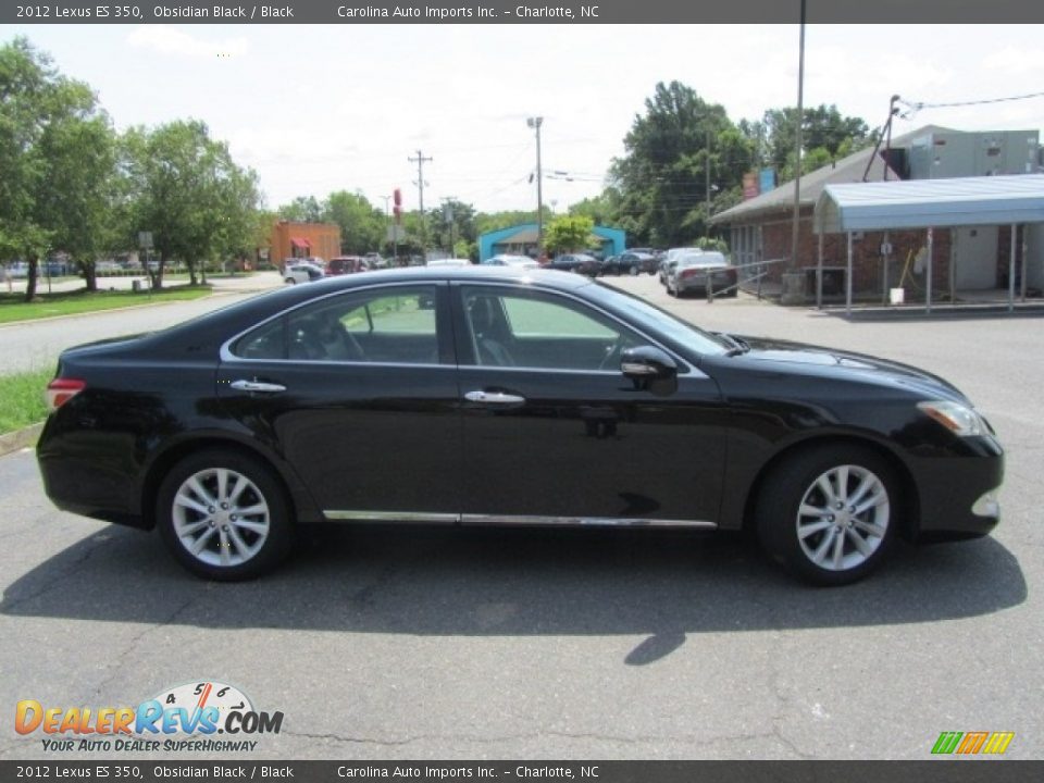 2012 Lexus ES 350 Obsidian Black / Black Photo #11