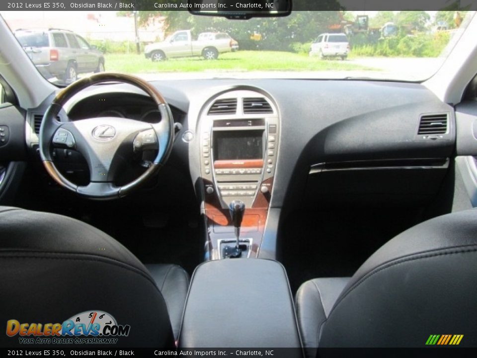 2012 Lexus ES 350 Obsidian Black / Black Photo #13