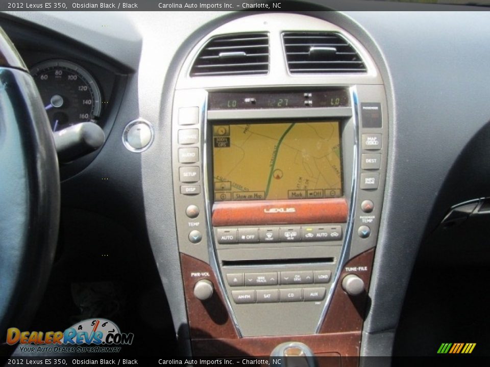 2012 Lexus ES 350 Obsidian Black / Black Photo #15