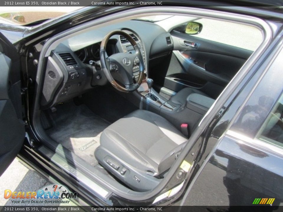2012 Lexus ES 350 Obsidian Black / Black Photo #17