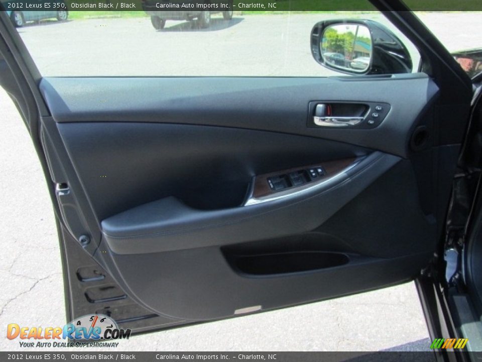 2012 Lexus ES 350 Obsidian Black / Black Photo #18