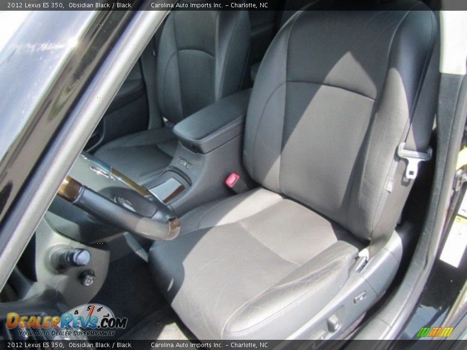 2012 Lexus ES 350 Obsidian Black / Black Photo #19