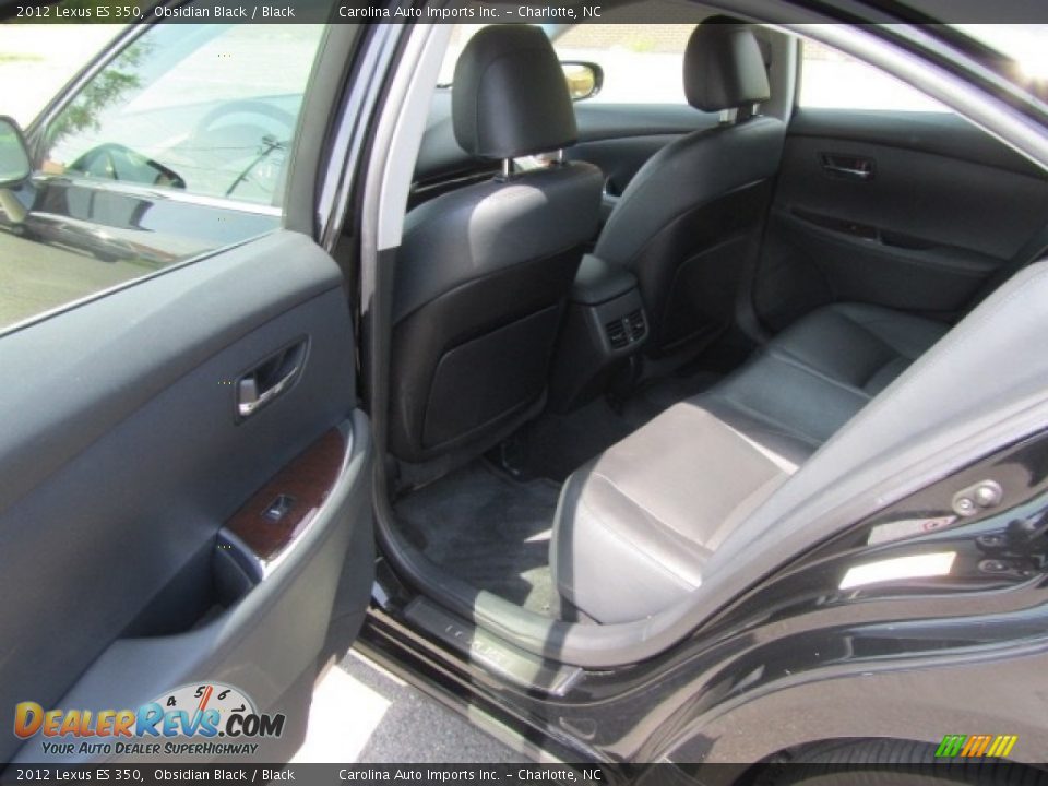 2012 Lexus ES 350 Obsidian Black / Black Photo #20