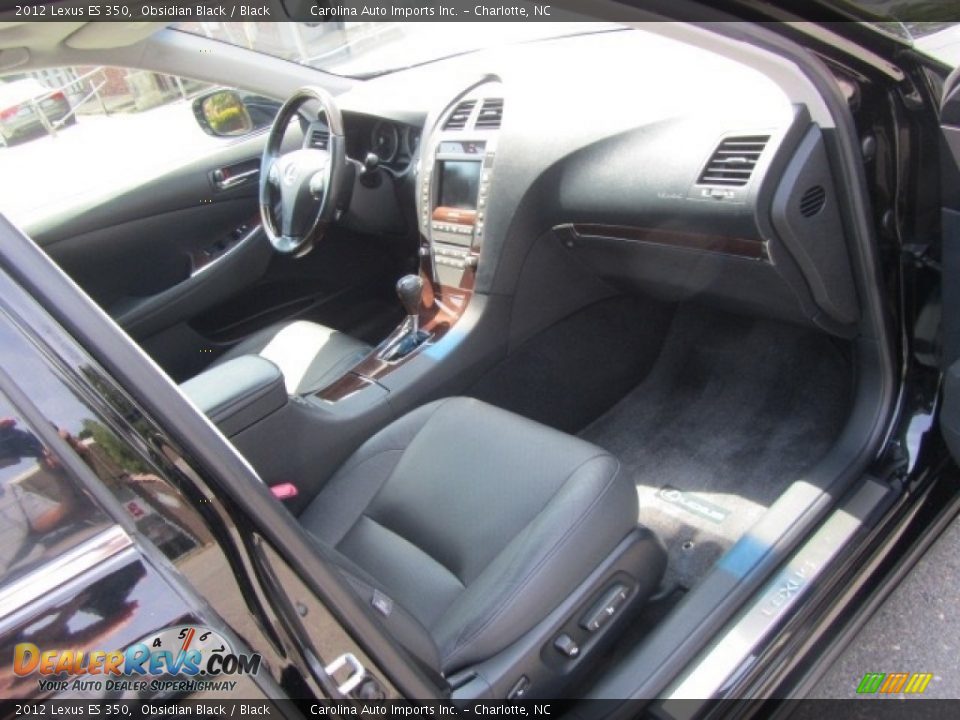 2012 Lexus ES 350 Obsidian Black / Black Photo #22