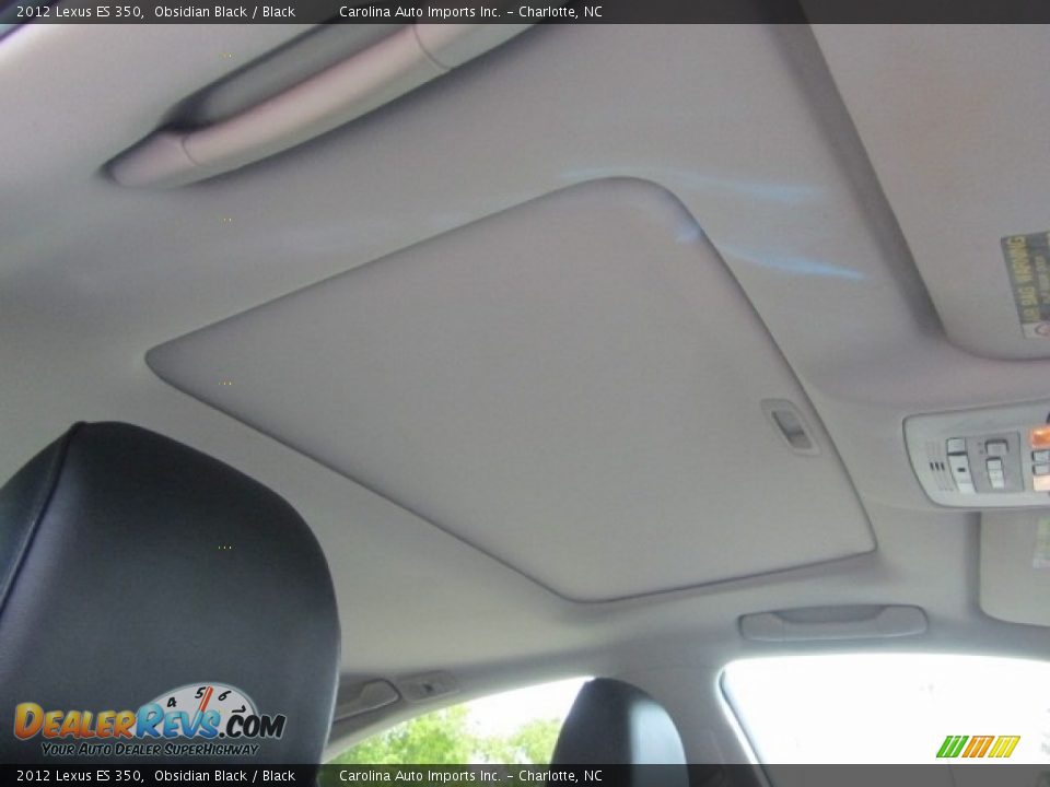 2012 Lexus ES 350 Obsidian Black / Black Photo #24