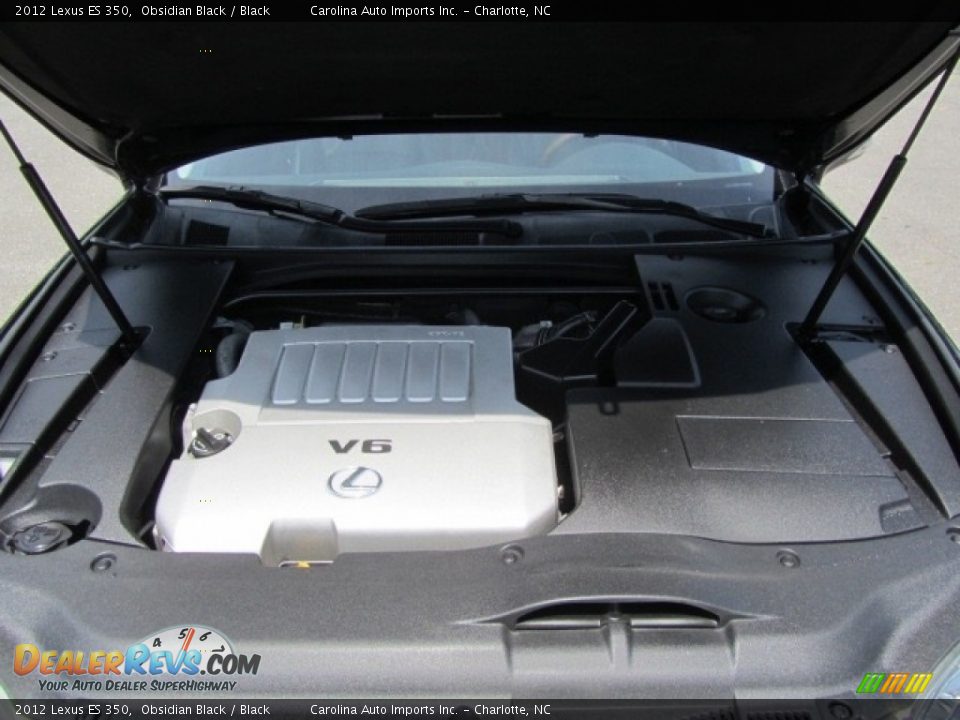 2012 Lexus ES 350 Obsidian Black / Black Photo #25