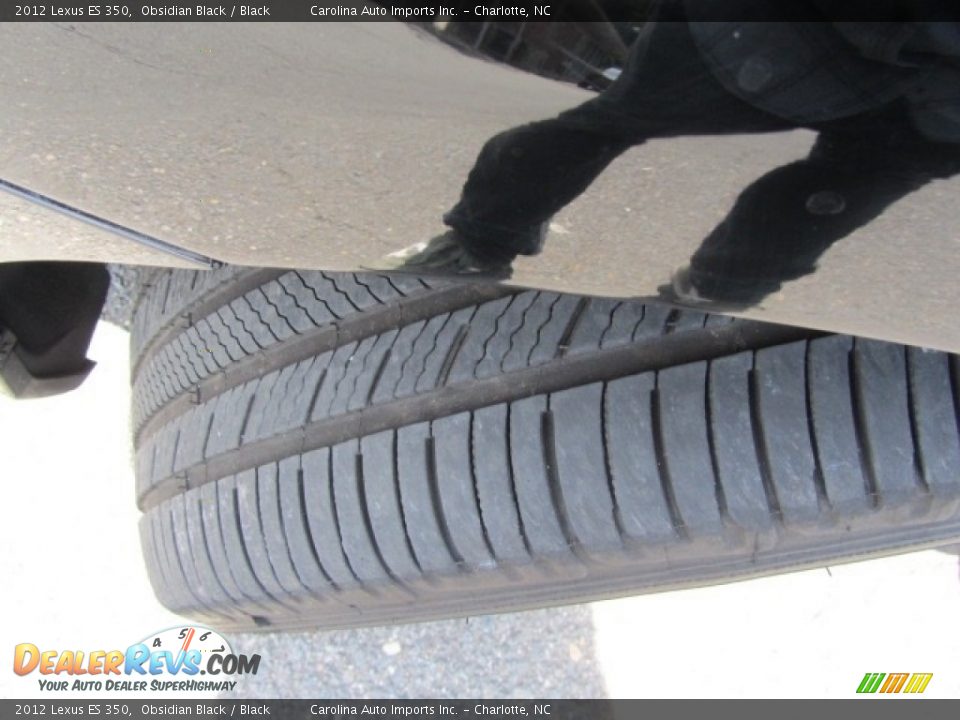 2012 Lexus ES 350 Obsidian Black / Black Photo #27