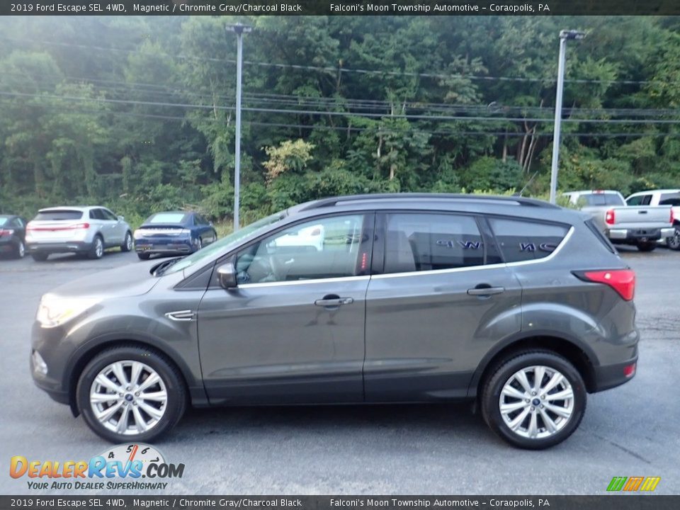 2019 Ford Escape SEL 4WD Magnetic / Chromite Gray/Charcoal Black Photo #6