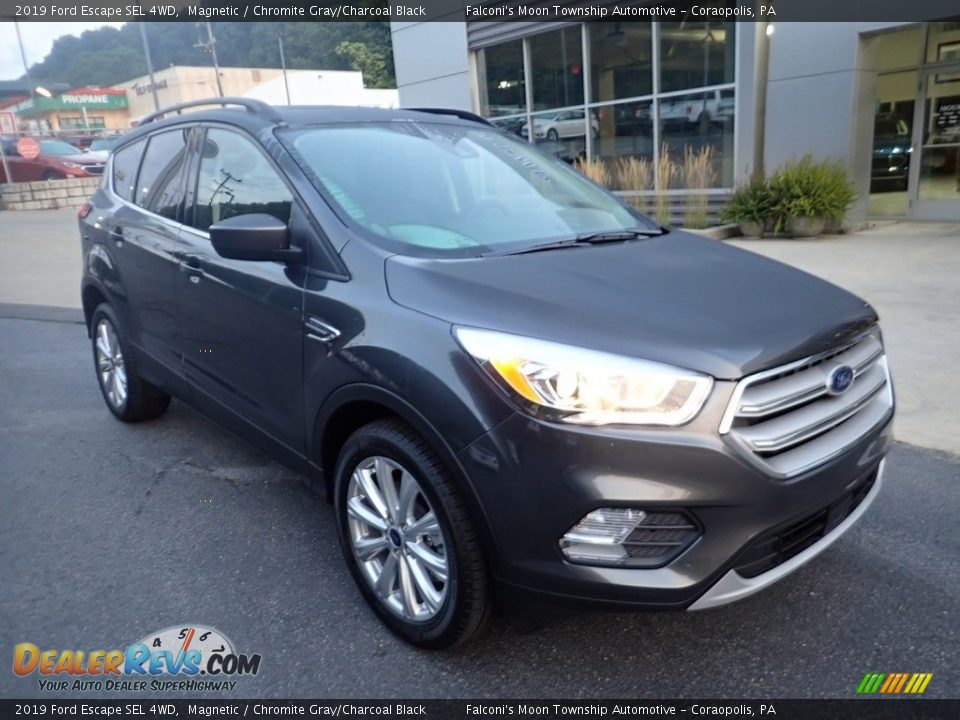 2019 Ford Escape SEL 4WD Magnetic / Chromite Gray/Charcoal Black Photo #9