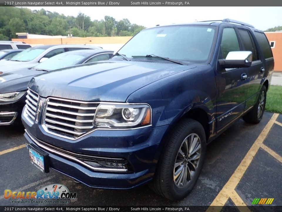 2017 Lincoln Navigator Select 4x4 Midnight Sapphire Blue / Ebony Photo #1