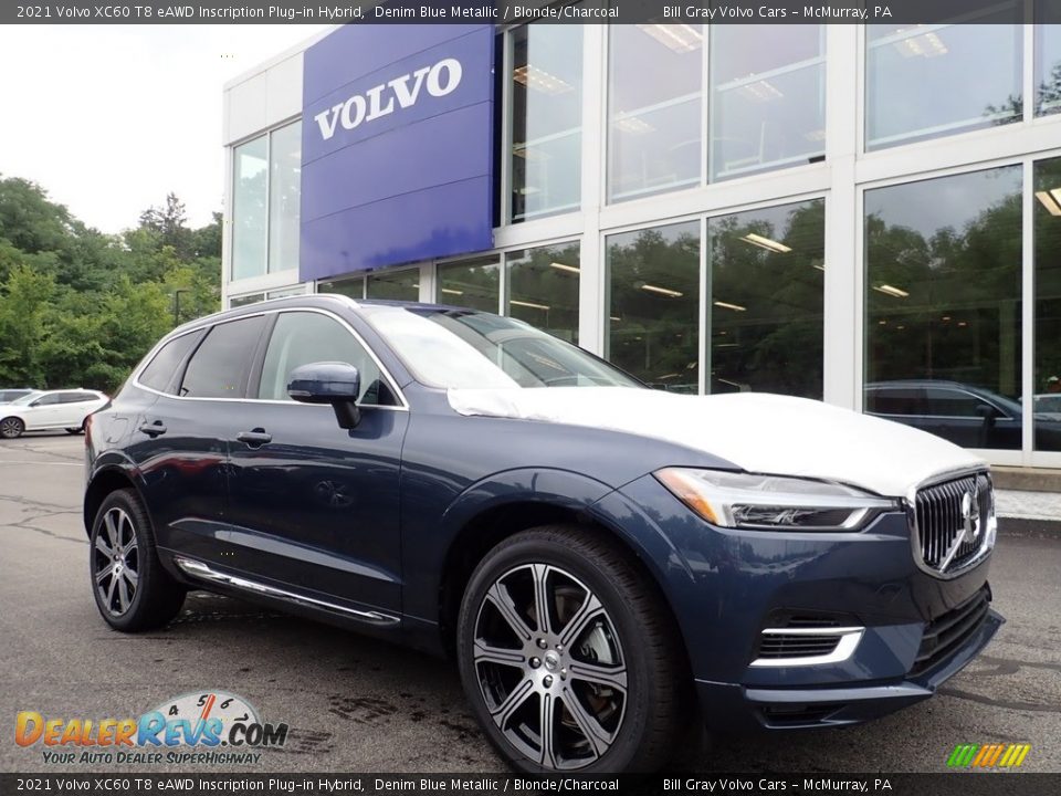 Front 3/4 View of 2021 Volvo XC60 T8 eAWD Inscription Plug-in Hybrid Photo #1