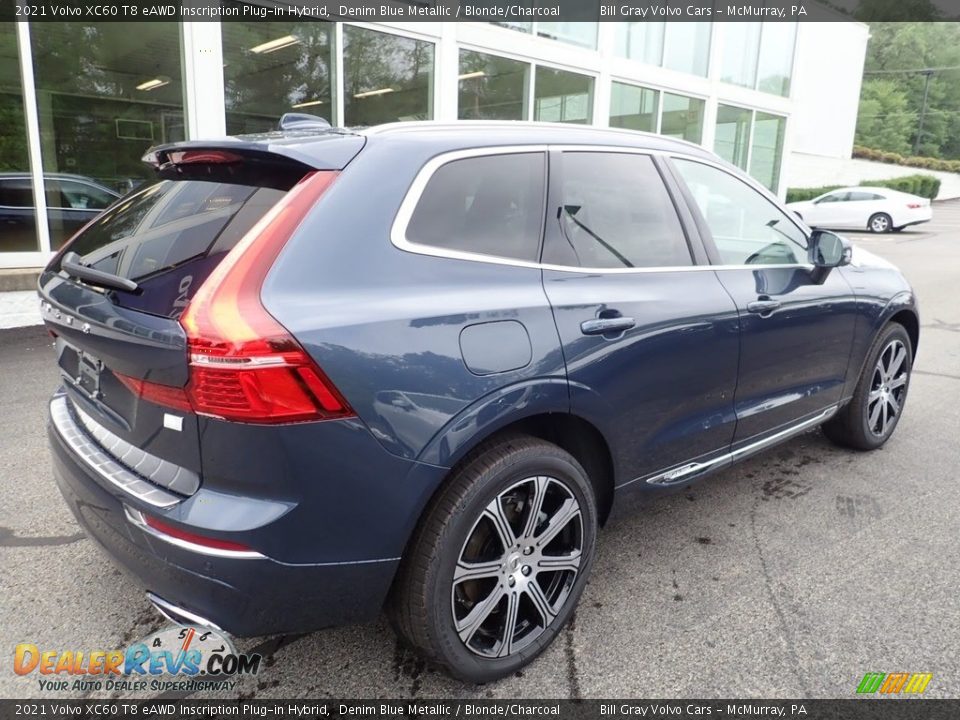 Denim Blue Metallic 2021 Volvo XC60 T8 eAWD Inscription Plug-in Hybrid Photo #2