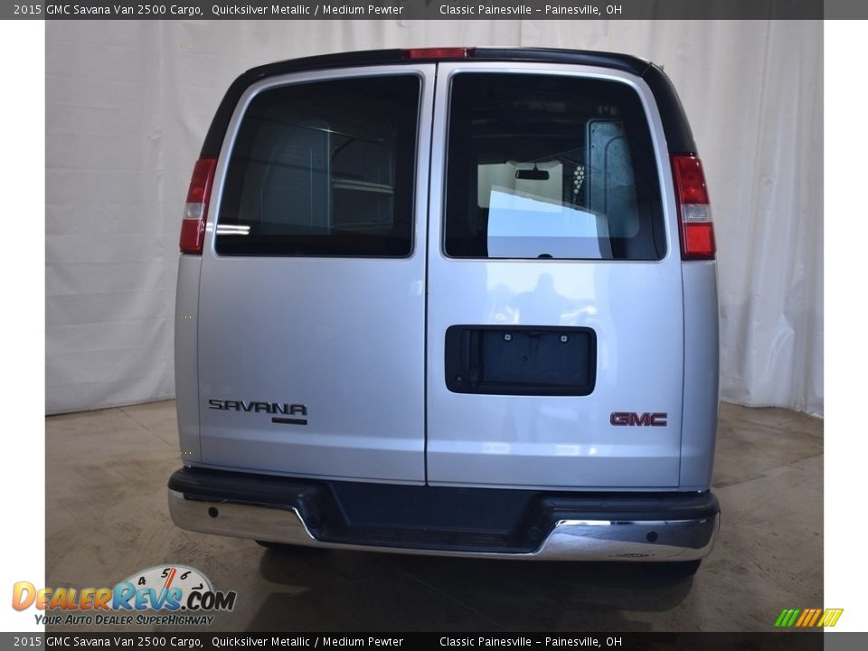 2015 GMC Savana Van 2500 Cargo Quicksilver Metallic / Medium Pewter Photo #3