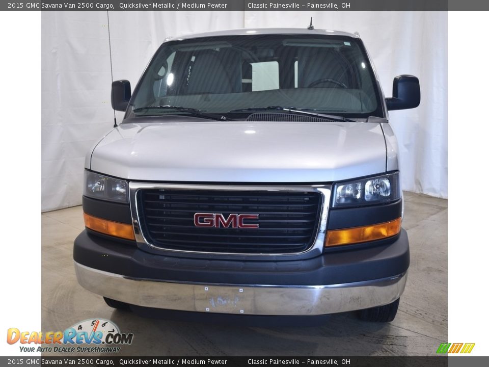 2015 GMC Savana Van 2500 Cargo Quicksilver Metallic / Medium Pewter Photo #4