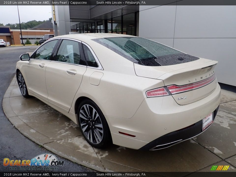 2018 Lincoln MKZ Reserve AWD Ivory Pearl / Cappuccino Photo #3