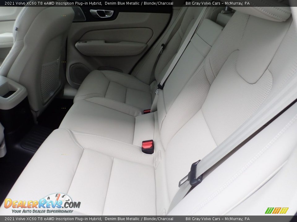 Rear Seat of 2021 Volvo XC60 T8 eAWD Inscription Plug-in Hybrid Photo #8