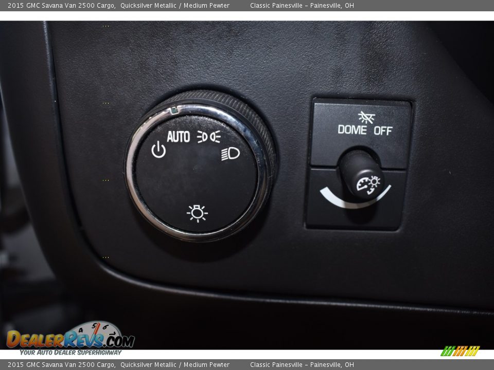 2015 GMC Savana Van 2500 Cargo Quicksilver Metallic / Medium Pewter Photo #11