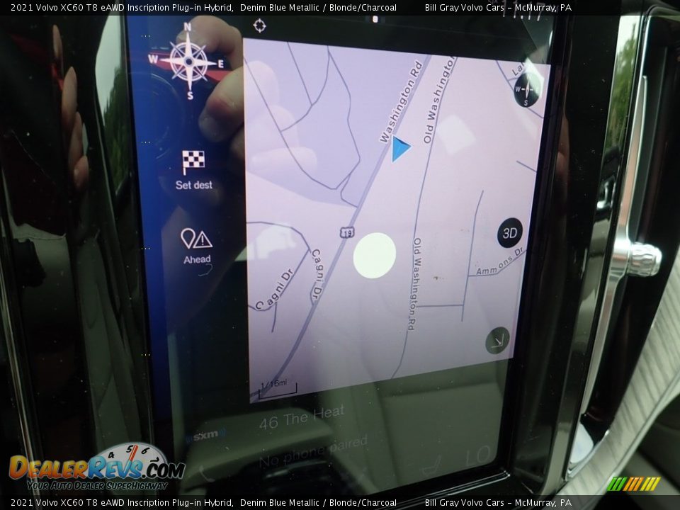 Navigation of 2021 Volvo XC60 T8 eAWD Inscription Plug-in Hybrid Photo #13