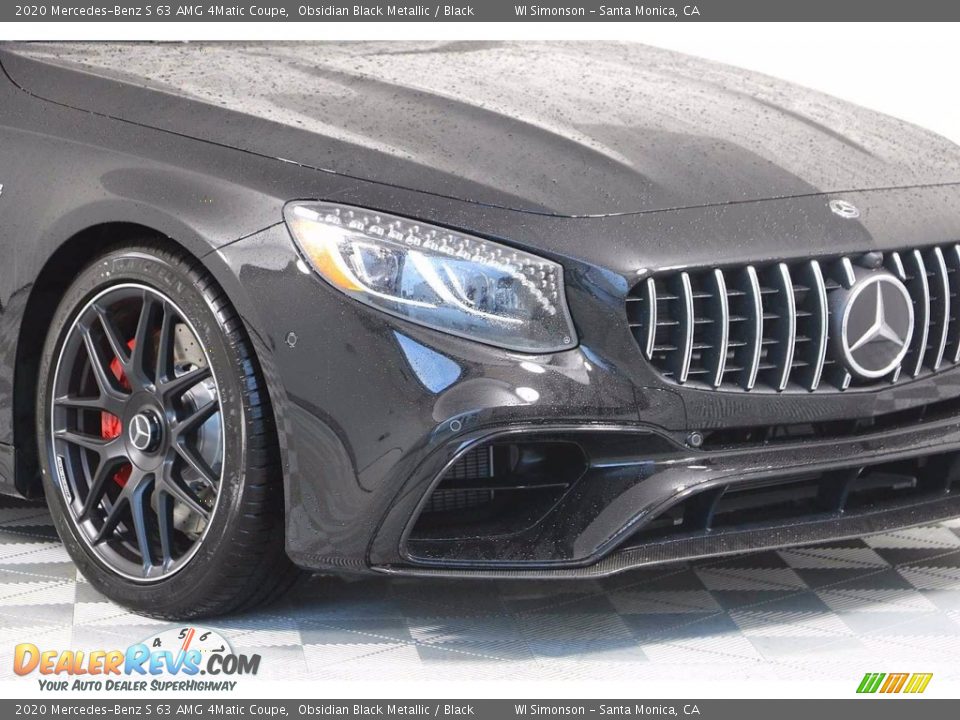 2020 Mercedes-Benz S 63 AMG 4Matic Coupe Obsidian Black Metallic / Black Photo #2