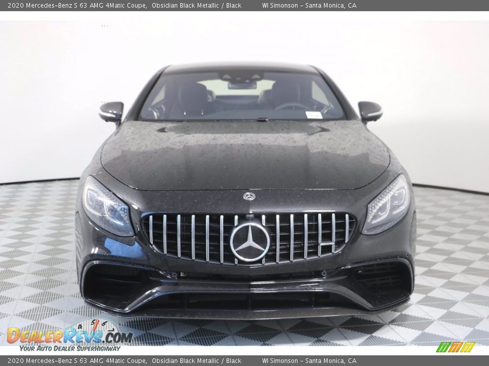 2020 Mercedes-Benz S 63 AMG 4Matic Coupe Obsidian Black Metallic / Black Photo #3