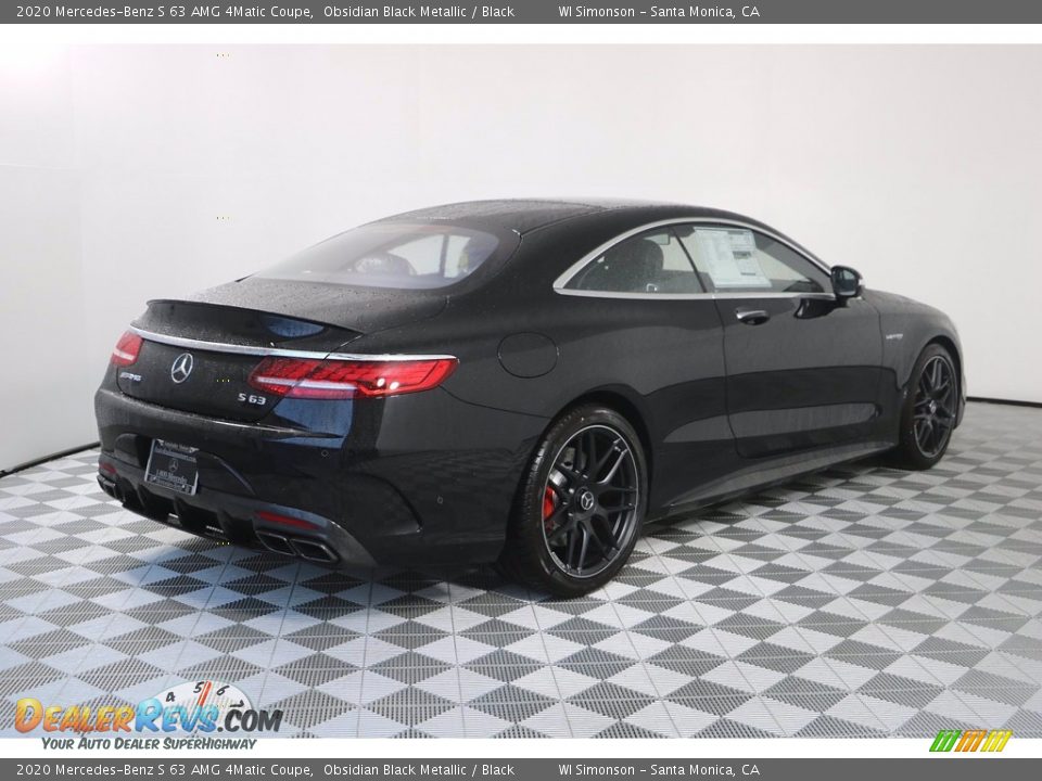 2020 Mercedes-Benz S 63 AMG 4Matic Coupe Obsidian Black Metallic / Black Photo #5