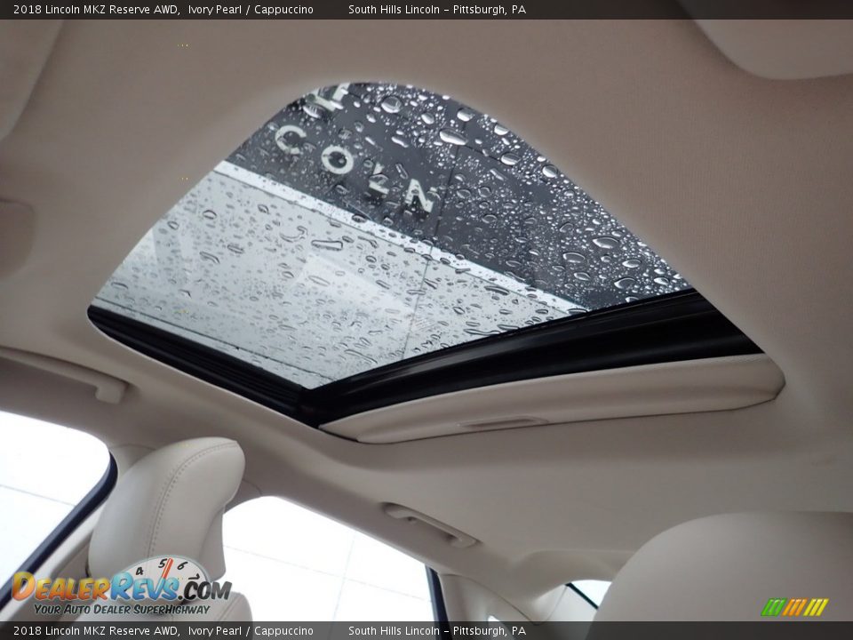 2018 Lincoln MKZ Reserve AWD Ivory Pearl / Cappuccino Photo #20