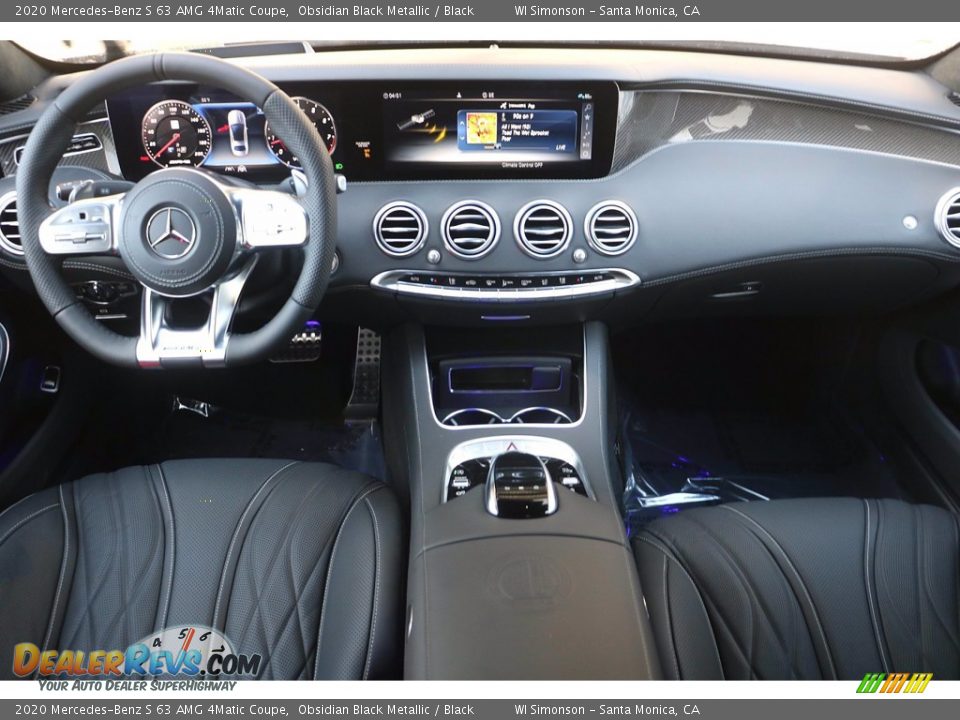 Black Interior - 2020 Mercedes-Benz S 63 AMG 4Matic Coupe Photo #9