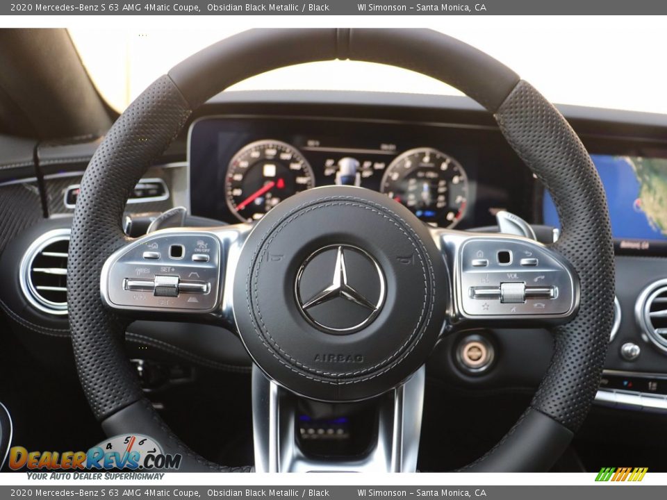 2020 Mercedes-Benz S 63 AMG 4Matic Coupe Steering Wheel Photo #17