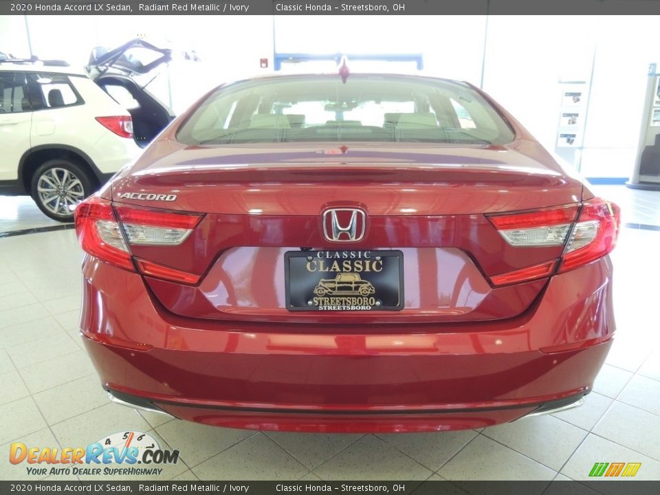 2020 Honda Accord LX Sedan Radiant Red Metallic / Ivory Photo #6