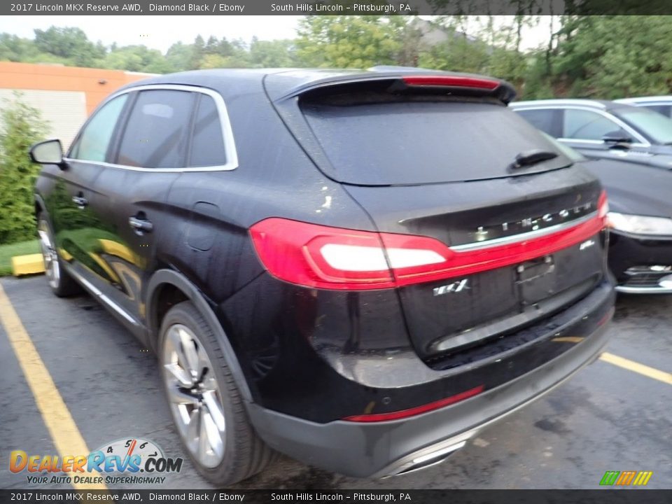 2017 Lincoln MKX Reserve AWD Diamond Black / Ebony Photo #2