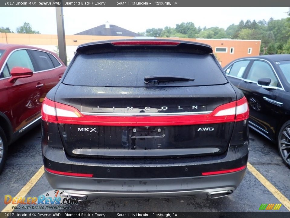 2017 Lincoln MKX Reserve AWD Diamond Black / Ebony Photo #3