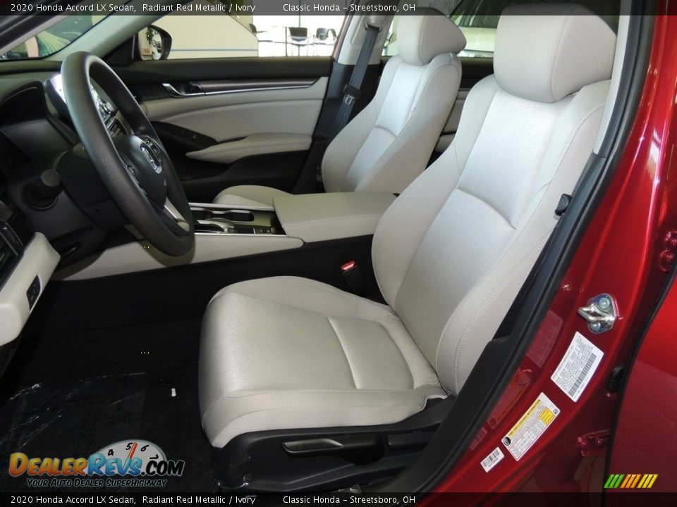 Front Seat of 2020 Honda Accord LX Sedan Photo #12