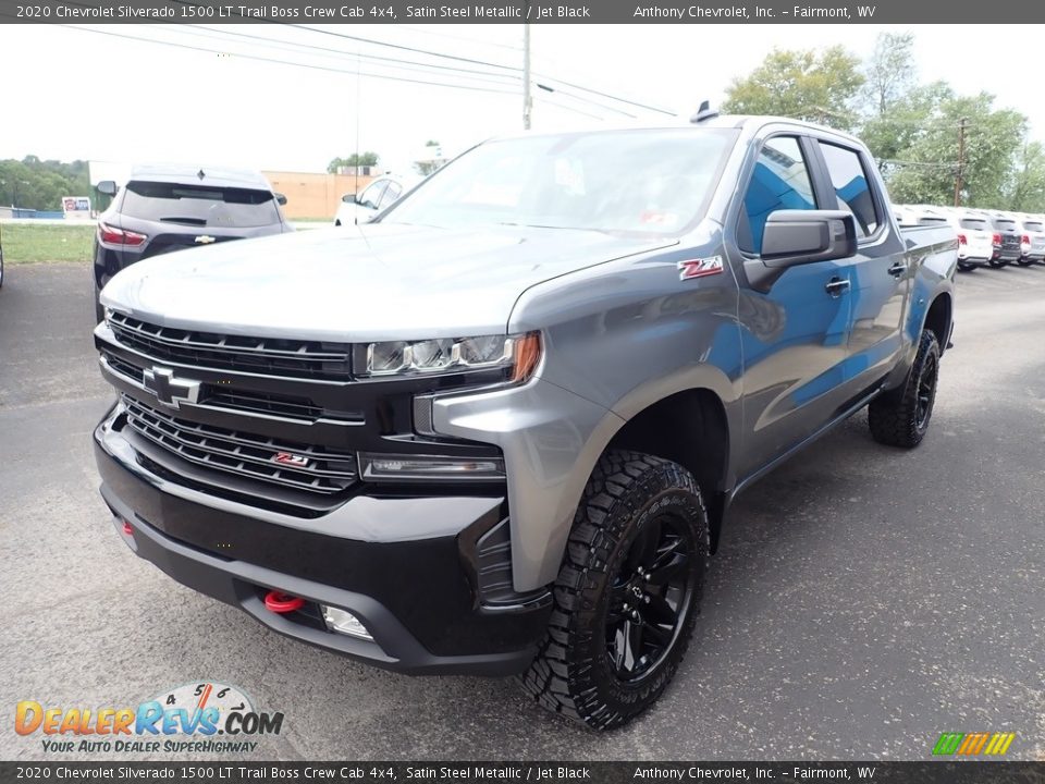 2020 Chevrolet Silverado 1500 LT Trail Boss Crew Cab 4x4 Satin Steel Metallic / Jet Black Photo #7