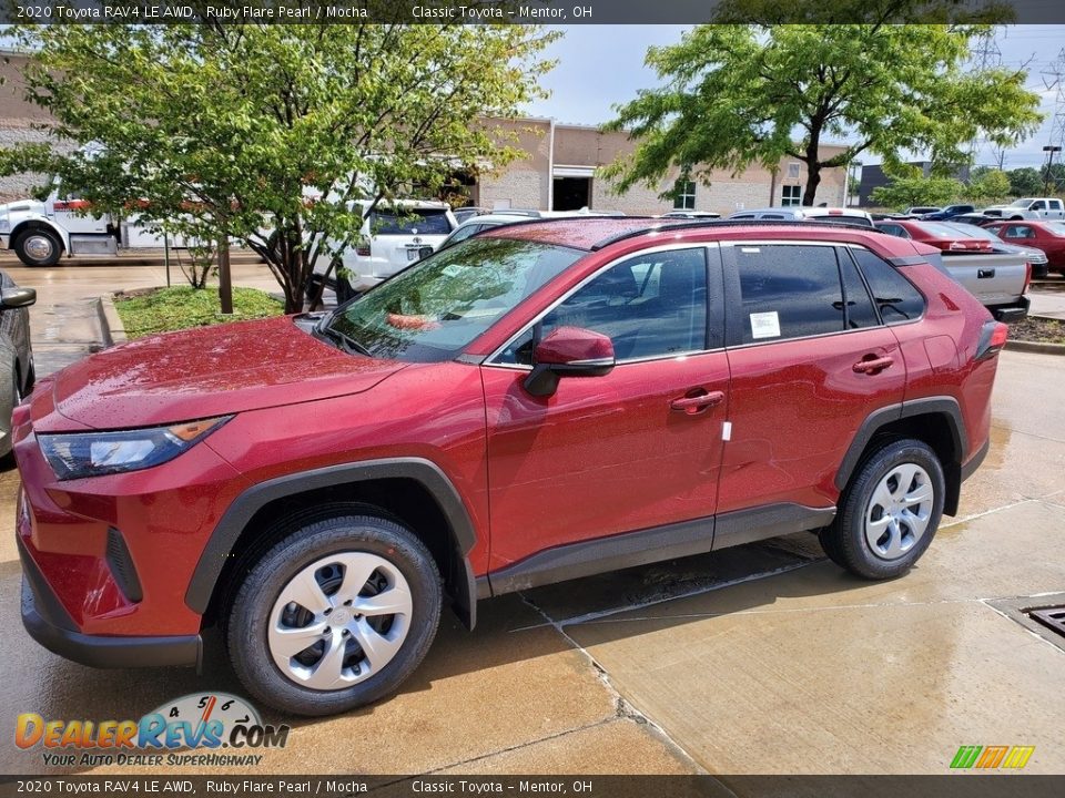 2020 Toyota RAV4 LE AWD Ruby Flare Pearl / Mocha Photo #1