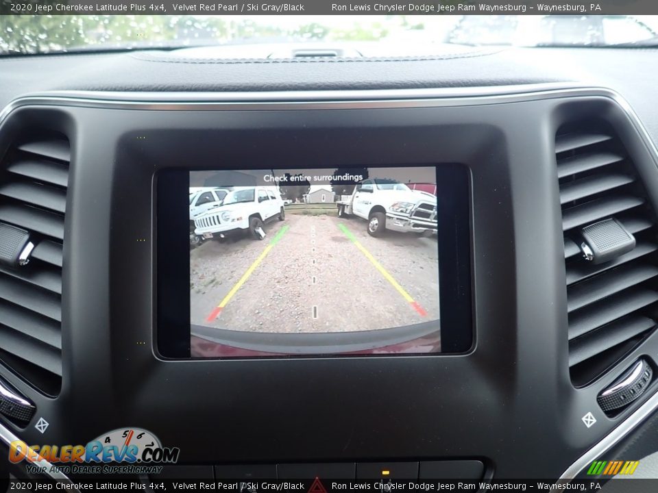 2020 Jeep Cherokee Latitude Plus 4x4 Velvet Red Pearl / Ski Gray/Black Photo #16