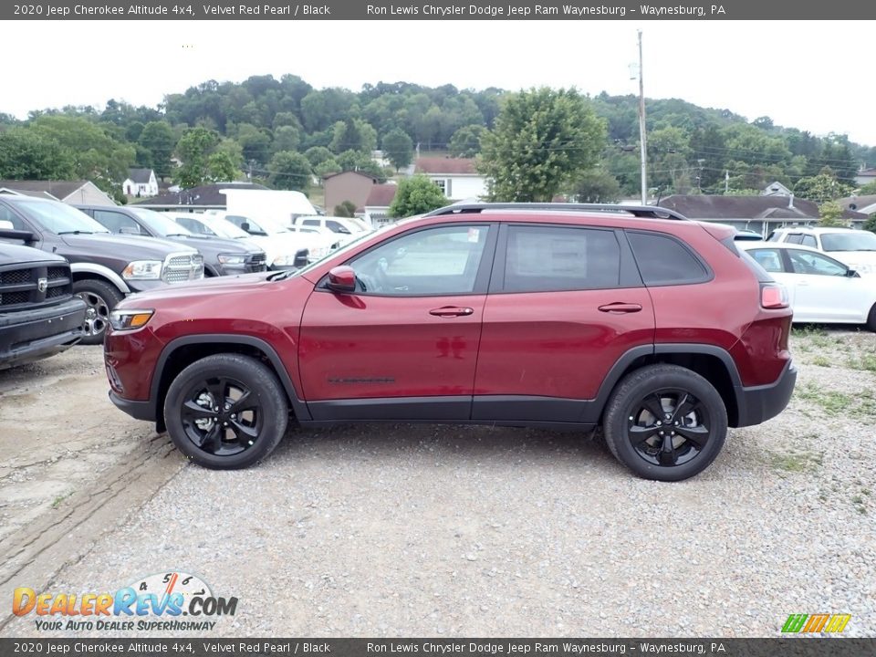 2020 Jeep Cherokee Altitude 4x4 Velvet Red Pearl / Black Photo #2